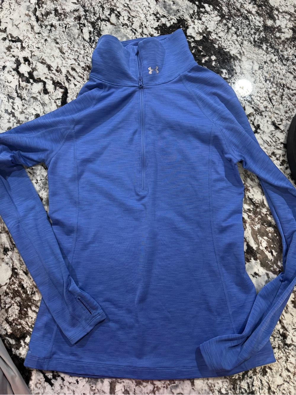 Under Armour Women's Royal Blue Half-Zip Cowl Neck Pullover